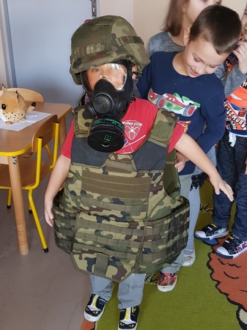 Wizyta żołnierza w grupie Niezapominajki