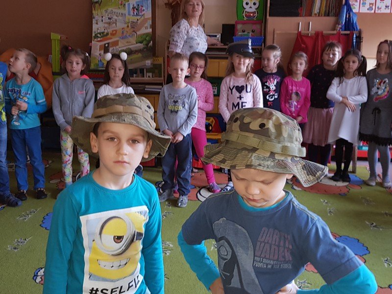 Wizyta żołnierza w grupie Niezapominajki